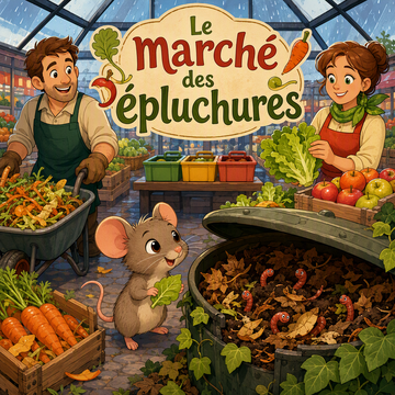 Couverture de Le marché des épluchures