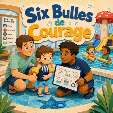 Couverture de Six Bulles de Courage