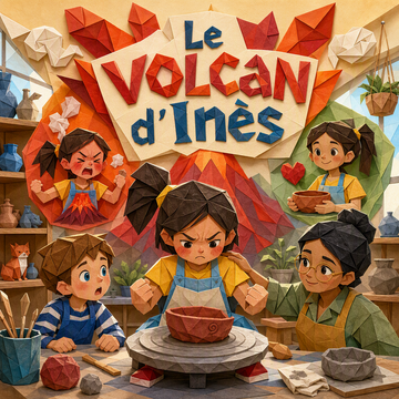 Couverture de Le volcan d’Inès
