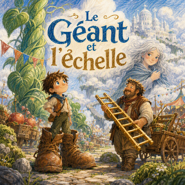 Couverture de Le Géant et l’échelle
