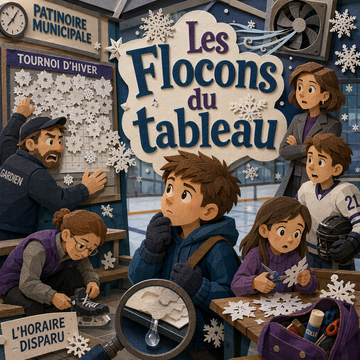 Couverture de Les Flocons du tableau