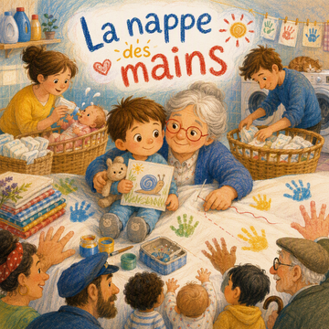 Couverture de La nappe des mains