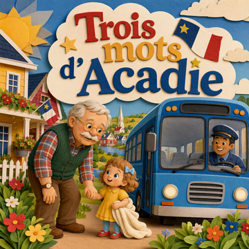 Couverture de Trois mots d’Acadie